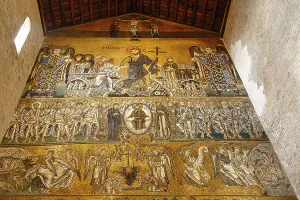 Byzantine mosaic, mural in the Basilica of Santa Maria Assunta