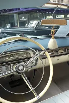 Cadillac classic car, steering wheel