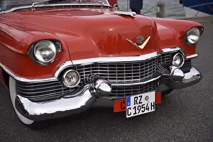 Cadillac Eldorado Convertible at classic car meeting in Busum