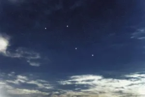 Caelum star constellation, Night sky