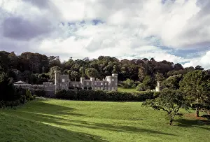 Caerhays Castle, garden side