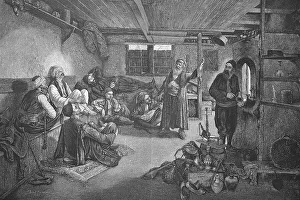 A cafe with native people sitting and relaxing