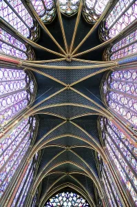Cainte-Chapelle, High Gothic, Interior view of the upper chapel