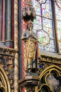 Cainte-Chapelle, High Gothic, Interior view of the upper chapel