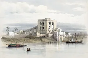 Cairo, landing stage on the Nile
