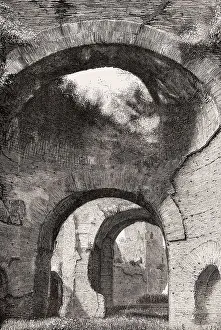 The caldarium of the Baths of Caracalla