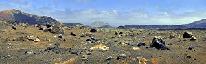 Category Mountain Landscapes Prints: Caldera Colorada, moss covered lava rock