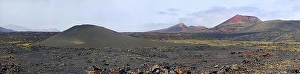 Category Mountain Landscapes Prints: Caldera de la Rilla in the lava fields