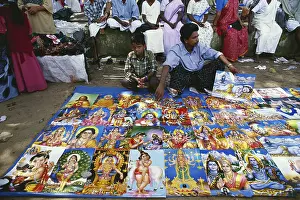 Calendar sale, Kerala, India