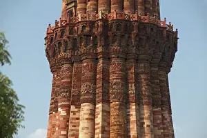 Caligraphy on Kutub Minar, Delhi, India