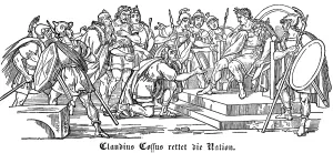 Caludius Cossus saves the nation in 1673