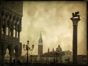Campanile and the Column of the Lion of St