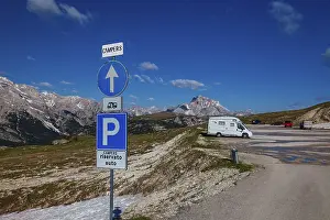 Camper paring at 2300 m sea level