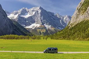 Camper van, Nature conservancy area Grosser Ahornboden