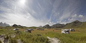 Camping in Fredvang, Moskenesoya