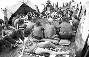 The camps of the DKP-affiliated children's and youth organisations Junge Pioniere and SDAJ at Whitsun 1975 on 17