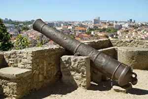 Cannon at Castelo de Sao Jorge, Lisbon, Portugal