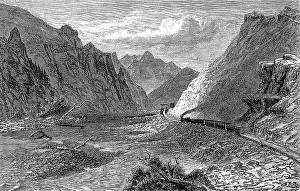 Canyon on the Weaver River in Utah