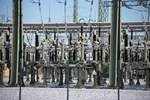 Capacitors, substation, Wolmirstedt