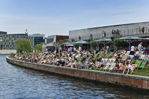 Capital Beach, Spreebogenpark, Tiergarten