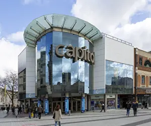 Capitol modern shopping centre development in city centre of Cardiff