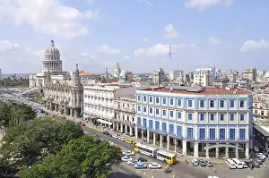 Capitol and opera house, overlooking the Plaza Central square square