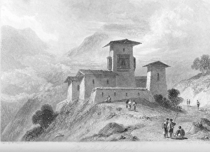 Capta Cas tle, Bootan, Bhutan, As ia