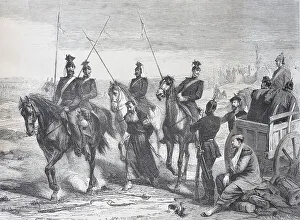 Capture of a French spy near Metz on 23 August 1870