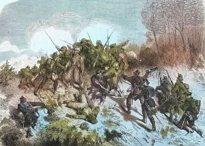 Capture of Turros by North German Jaeger near Woerth