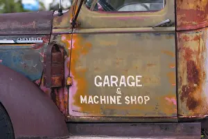 Car, colourful paint pattern, vintage car