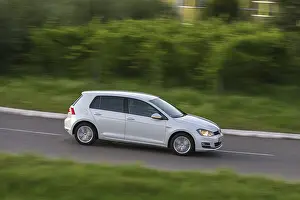 Car in evening traffic, Golf, Baden-Wurttemberg
