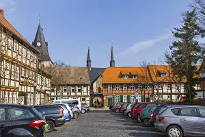 Full car park in the city centre of Wernigerode