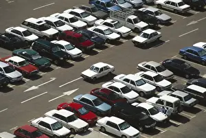 Car parking area near airport, india