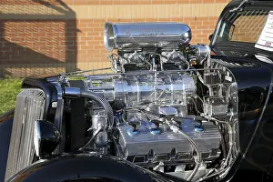 Car show, engine, Province of Quebec, Canada
