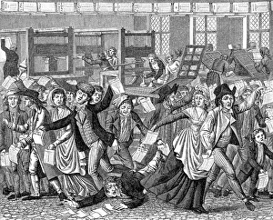 Caricature, 1793, Freedom of the Press