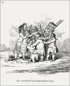 Caricature on the Batavian Republic, 1803