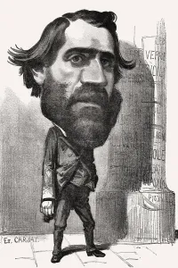 Caricature of Giuseppe Verdi, 1813 - 1901