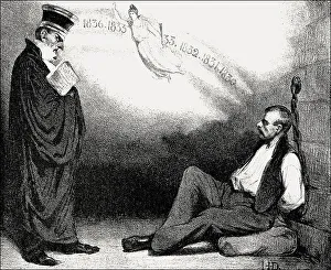 Caricature by Honore-Victorin Daumier