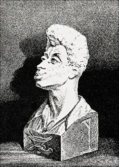 Caricature by Honore-Victorin Daumier on Alexandre Dumas the Younger