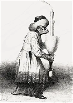 Caricature on Marshal Soult by Honore-Victorin Daumier