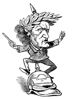 Caricature of Richard Wagner, August 1876