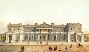 Framed Print : Carlton House, London, England, 19th century Framed Print : Carlton House, London, England, 19th century