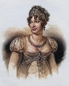 Caroline Murat nee Bonaparte (born 25 March 1782 in Ajaccio)