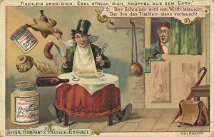 The carpenter is overheard by the innkeeper