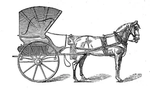 Carriage, cabriolet, with retractable roof
