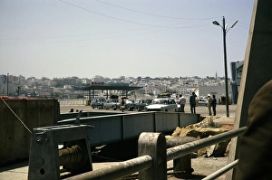 Cars on board a ship in the harbour of Tangier, Morocco, North Africa 1971, Africa