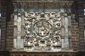 Carved on wall of Basilica De Bom Jesus