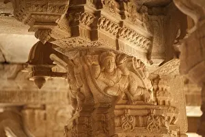 Category Historic EN Prints: Carving on the ceiling of vitthal temple