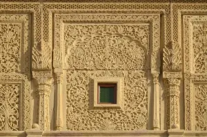 Carving on palace wall, Jaisalmer