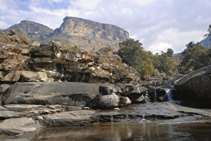 Category Mountain Landscapes Prints: Cascades, countryside in the Royal Natal National Park